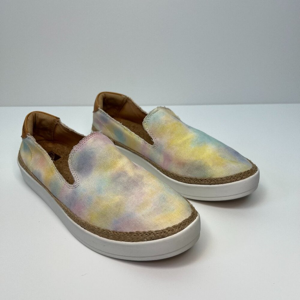 Reef Loafers Sunrise Cushioned Cork Insole Multicolored Sz 9 NWOT Summer Beach
